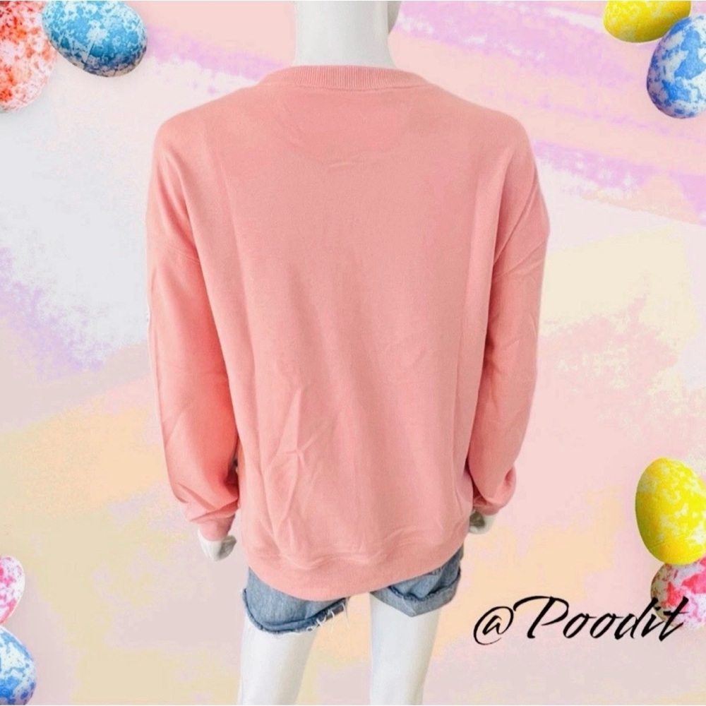 Sequin Easter egg pullover holiday top L XL 2XL - Picture 5 of 7